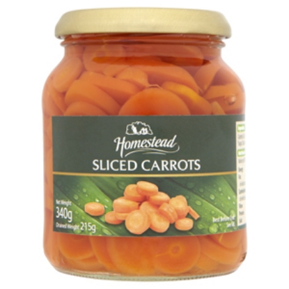 Picture of Homestead Carrots Sliced Jar 340g x12 